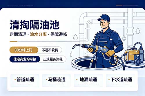 延边清掏隔油池
